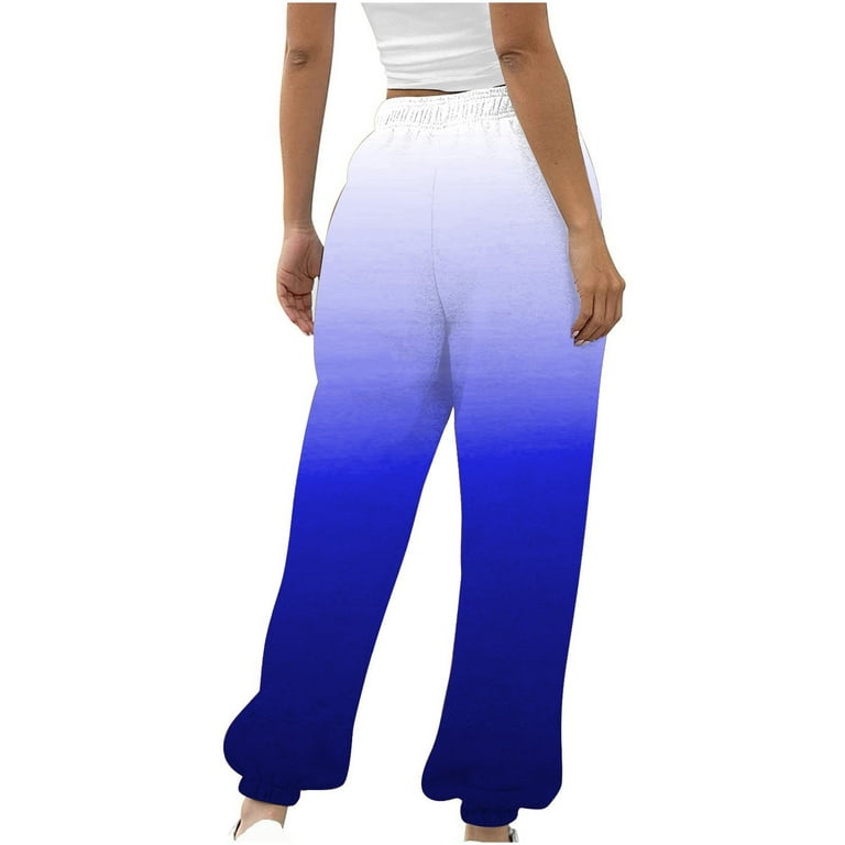 Shades of Blue Ombre Sweatpants