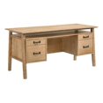 thumbnail image 1 of Coaster Goodson 64-inch 4-Drawer Wood Computer Desk in Distressed Light Brown, 1 of 15