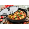 thumbnail image 2 of MASTERPAN Nonstick Stovetop Oven Grill Pan  Stainless Steel Lid, Black 12" (30cm), 2 of 11