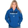 thumbnail image 5 of US Air Force USAF Girlfriend Pride Zip Hoodie Sweatshirt Women Brisco Brands S, 5 of 6