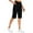 Black-02, variant on REALiKUN Womens Bermuda Long Shorts 14" Knee Length Capris High Waisted Athletic Shorts with Pockets Summer Stretch Loose