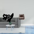 thumbnail image 2 of Reloj de pared acrílico y soporte de madera para caja de pañuelos desechables. Ideal para dormitorio, baño, coche, hogar, estudio, habitación infantil, 2 of 8