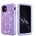 thumbnail image 1 of Allytech iPhone 11 (6.1") Case, Slim Fit Heavy Duty Shockproof Protection Hard Plastic Silicone Bumper Shock Absorbent Wireless Charing Support TPU Back Cover Case for Apple iPhone 11, Lightpurple, 1 of 5