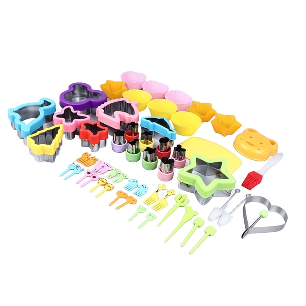Juego De Sellador De Cortador De Sándwich, Cortadores De Galletas De Pan Lavavajillas De Acero Inoxidable 55pcs Para Cocina