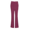 thumbnail image 2 of BONIXOOM Christmas Family Pajamas Matching Sets Christmas Pajamas Women Sleepwear Belt Short Sleeve Solid Sleep Tops Wine XXXL, 2 of 7