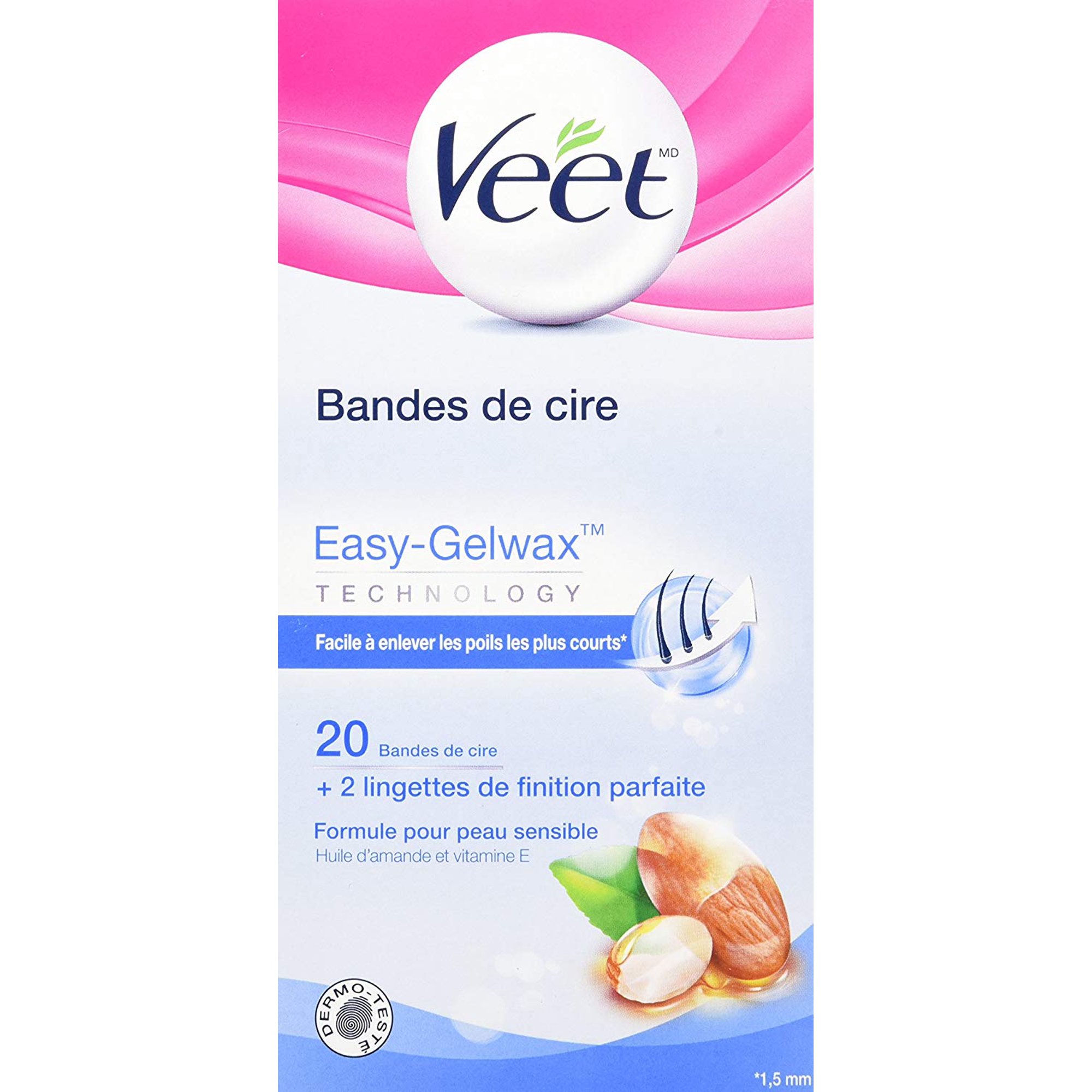 Veet Wax Strips With Easy Gelwax Hair Removal Remove The