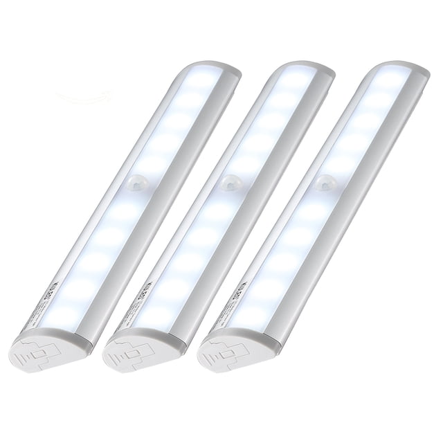 Luz LED con Sensor de Movimiento KULED a Pilas Paquete de 3