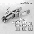 thumbnail image 4 of 5PCS Grease Coupler 10000PSI Heavy-Duty Quick Release Oil Grease Coupler Oil Pump Two Press Easy Push Grease, 4 of 5