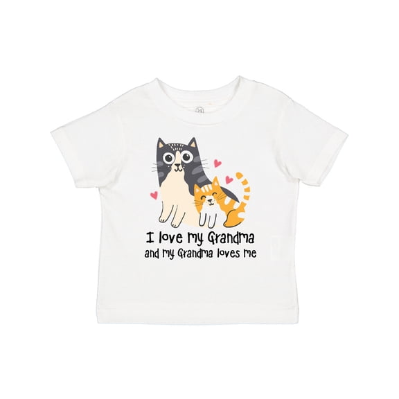 Inktastic I Love My Grandma Loves Me Cat Boys or Girls Toddler T-Shirt