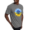thumbnail image 4 of CafePress - Pray For Ukraine Blue And Yellow Sunflower T Shirt - Mens Comfort Colors Shirt, 4 of 5