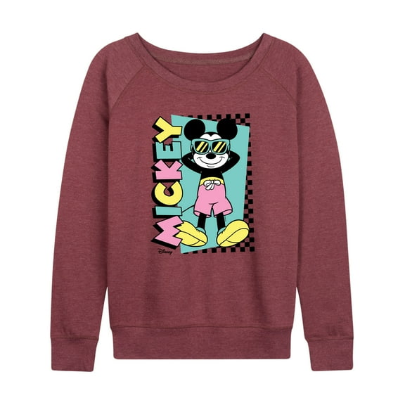 Disney - Mickey Sunbathe - Women's Lightweight French Terry Long Sleeve Shirt