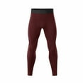thumbnail image 5 of Mens Athletic Workout Pants High Waisted Stretchy Slim-Fit Compression Leggings Trousers Boys Casual Solid Quick-Drying Shapewear Pant, 5 of 8