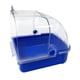 thumbnail image 4 of Caja de Baño para pájaros para mascotas, bañera colgante para loros enjaulados, para s y pájaros pequeños Azul, 4 of 8