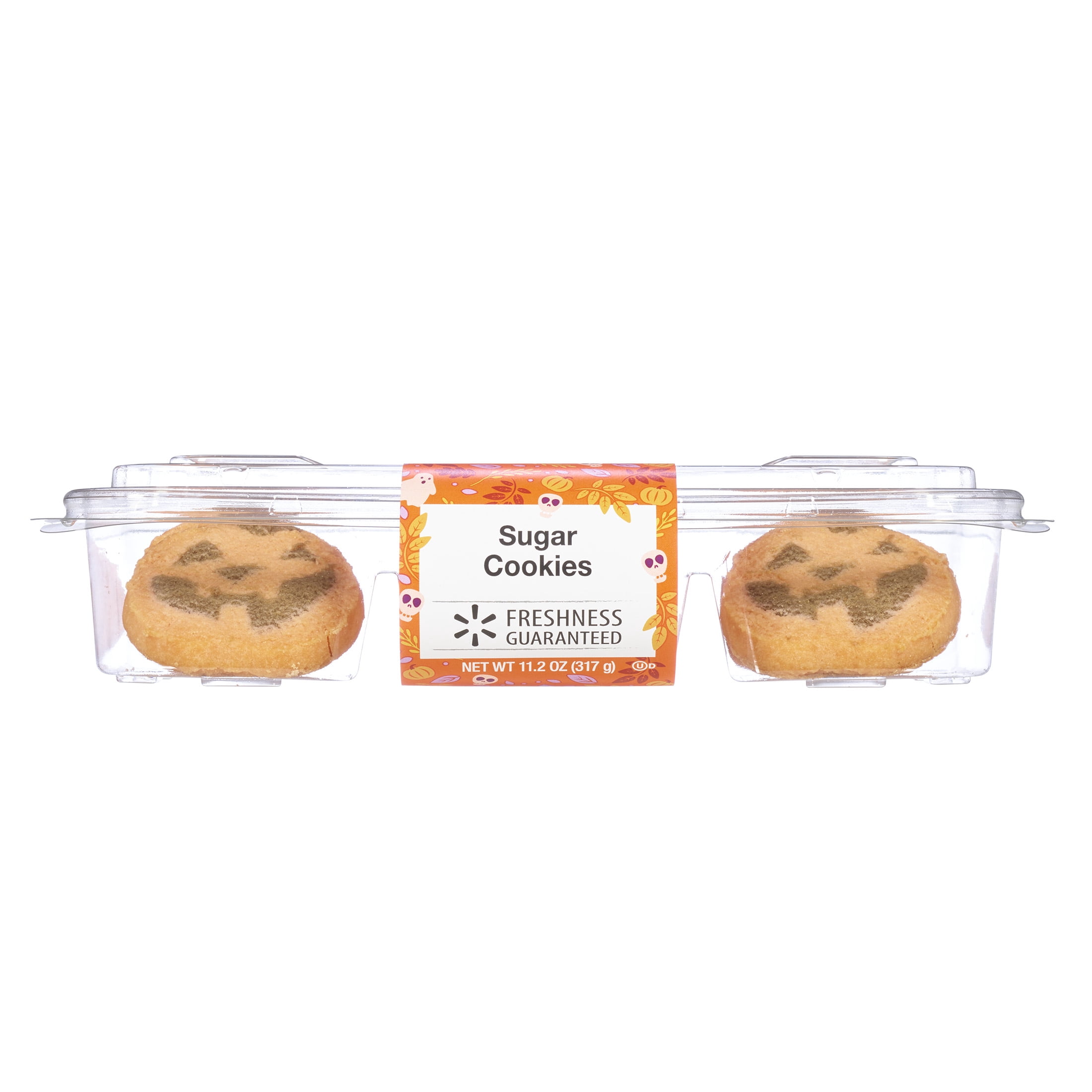 Freshness Guaranteed Jack-o'-Lantern Sugar Cookies, 11.2 oz, 18 Count