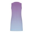 thumbnail image 6 of Up to 30% off Women Summer Dresses, Women's Summer Sexy Fashion Printing Sleeveless V-Neck Dress(Light Blue,M), 6 of 7