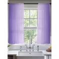 thumbnail image 2 of Ombre Sheer Curtains 72 Inches Long 2 Panels Violet Purple Gradient Light Filtering Semi Sheer Window Curtains Drapes for Bedroom Living Room 52"x72"x2, 2 of 7