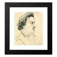 thumbnail image 2 of Karl Philipp Fohr 15x17 Black Modern Framed Museum Art Print Titled - Portrait of a Student (circa 1816), 2 of 5