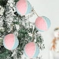 thumbnail image 3 of 3Pcs 80mm/3.15'' Christmas Tree Ball Ornament Set Shatterproof Foam Coloful Sprinkles Balls Ornaments Xmas Tree Hanging Baubles for Home Decor, 3 of 7