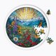 thumbnail image 4 of Atrapasueños acrílico con forma de rompecabezas para ventana – Decoración de jardín con vidrieras y coloridos diseños para colgar en interiores o exteriores., 4 of 5