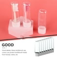thumbnail image 3 of OFFIGAM 8pcs Tooth Brush Protector Cap Portable Plastic Transparent for Users Outdoor Activities, 3 of 8