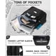 thumbnail image 3 of Mochila FOKDUVB totalmente negra para estudiantes de secundaria, 3 of 7