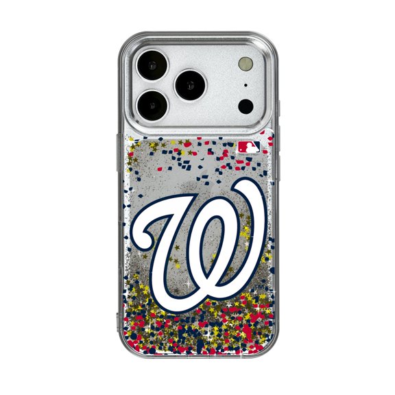 Washington Nationals Glitter Confetti iPhone Case