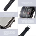thumbnail image 3 of Cool Colorful Men's Black Digital Wrist Watch Binary Style Women's Watch, 3 of 8
