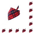 thumbnail image 2 of Greeniant Perro Bandanas Saliva Toalla Triángulo Bufanda ajustable Tema escocés Pañuelo Collares Decoración Mascotas Suministros Tipo 27 tipo 27 10piezas, 2 of 6