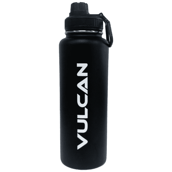 Stainless Double Wall 40oz Water Bottle (Black)