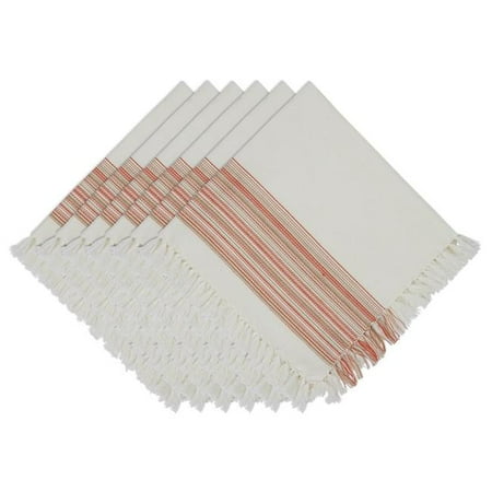 

White Polyester Napkin Set of 6