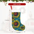 thumbnail image 4 of Fuzoiu Sunflowers Print Christmas Stockings, Party Supplies & Kids Gifts,Big Xmas Stockings Decoration for Family Decorations Hanging Ornament for Xmas Holiday Party, 4 of 7