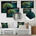thumbnail image 4 of Designart "Radiant Bonsai in Illumination II" Tree Floral Metal Art Living Room, 4 of 5