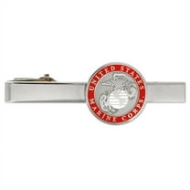 PinMart's Officially Licensed U.S.M.C. Tie Clip - Silver