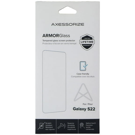 Axessorize ArmorGlass Pro Screen Protector for Samsung Galaxy S22