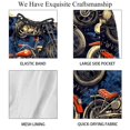 thumbnail image 4 of luoweisi Men's Beach Shorts Quick Dry Swim Trunks with Mesh Lining Motorcycle S, 4 of 5