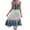 Blue, variant on Lovskoo Women's Casual Summer Dress Sleeveless Sundress Hankerchief Hem Maxi Tank Dresses Beach Dress with Pockets Blue L