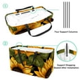 thumbnail image 4 of Sunflower seamless printing Premium Oxford Cloth Shopping Bags: Reusable, Foldable, and Spacious - Ideal Laundry Basket, Picnic Basket, and Laundry Bag, 4 of 7