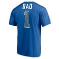 thumbnail image 3 of Men's Royal Dallas Mavericks Number One Dad T-Shirt, 3 of 3