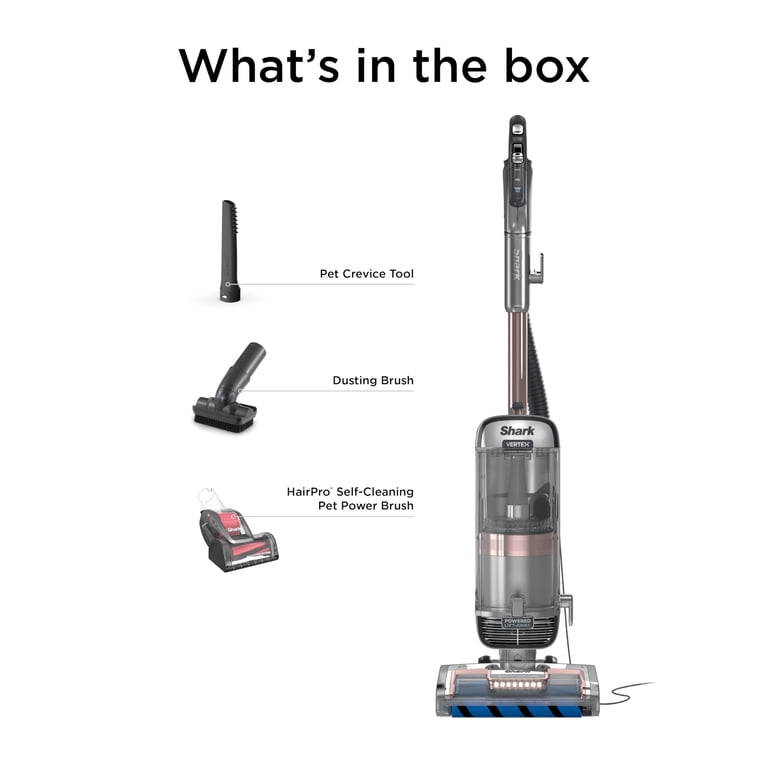 Shark Vertex PowerFin Upright Vacuum, Self-Cleaning Brushroll