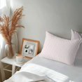 thumbnail image 6 of Lumbar Pillow Covers 20x12 Inch Set of 2, Pink Vertical Striped Waterproof Outdoor Pillow Covers, Farmhouse Thin Line Stripes Decorative Cushion Pillowcases for Couch, Sofa, Bed, Garden, Patio, 6 of 9