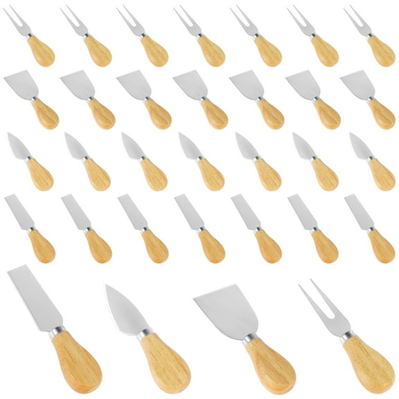 AEVXKHI 32PCS Cheese Spreader Knives, Stainless Steel Butter Spreader Set, Dishwasher Safe Cheese Utensils, Mini Butter Knives for Charcuterie Cake Sandwich