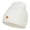 White, variant on Mini Cat Embroidered Long Beanie - Maroon OSFM