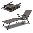 thumbnail image 2 of Patiojoy 2PCS Chaise Lounge Adjustable Patio Poolside Recliner Chair Outdoor, 2 of 8