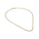 thumbnail image 3 of Cadena GARGANTILLA Casa del Anillo Trenza 3 Oros 10K 2.5 mm 45 cm, 3 of 6