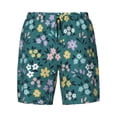 thumbnail image 4 of Lsque Mens Swim Trunks Floral Pattern - Bathing Suit Compression Liner - Beach Swim Shorts Swimwear - (S-3XL) - Stretch Quick Dry -XX-Large, 4 of 9