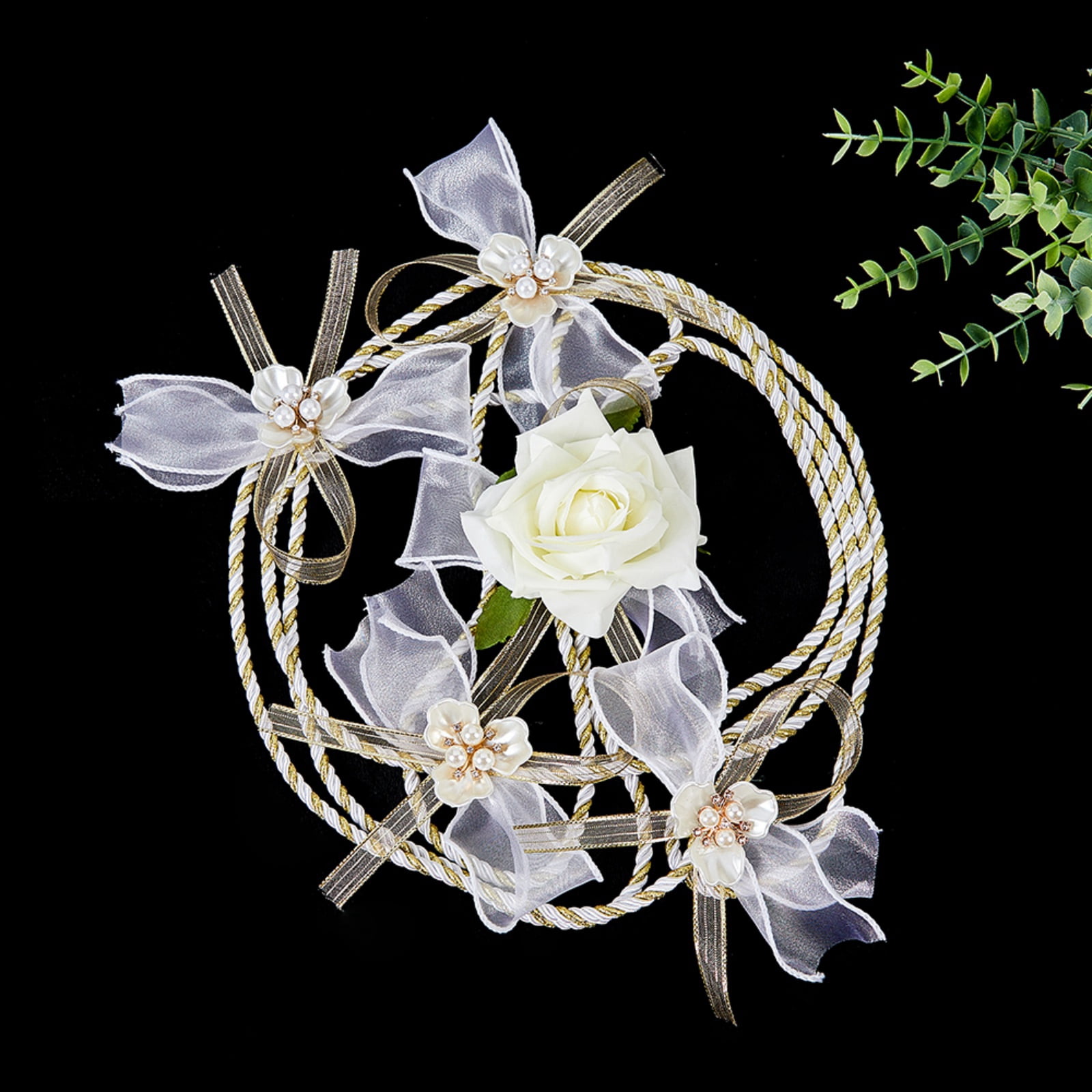 Corda bianca per lazo tradizionale Lazo con accento corda Lazo De Boda regalo da sposa cattolica lazo handfasting cerimonia nuziale (stile A