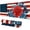 American Flag Floral, variant on Mouse Pad 31.5 x 11.8 Inch American Flag Floral Desk Mat XL Large Extended Keyboard Mat Computer Desk Pad Non Slip Waterproof Mouse Pads Gaming Office Accessories