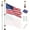 Silver, Flagpole, variant on Yescom EZ GO 30Ft Commercial Telescoping Flag Pole Kit Portable Display Sign Banner Pole for Outside Hotel Business Events Advertising Flag Black