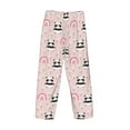 thumbnail image 4 of Kdxio Cute Cartoon Panda Print Men's Sleep Pajama Pant Lounge Pants with Pockets, 4 of 8