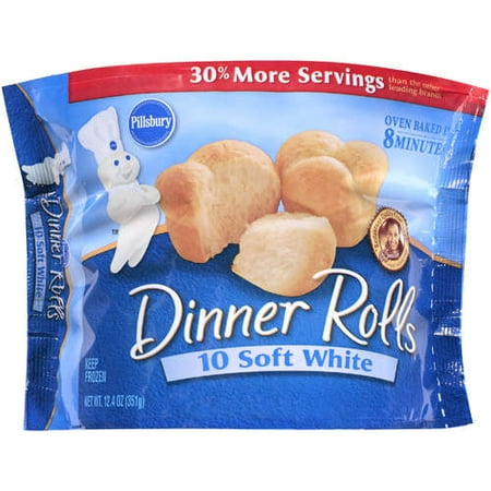 General Mills Pillsbury Oven Baked Dinner Rolls, 10 ea